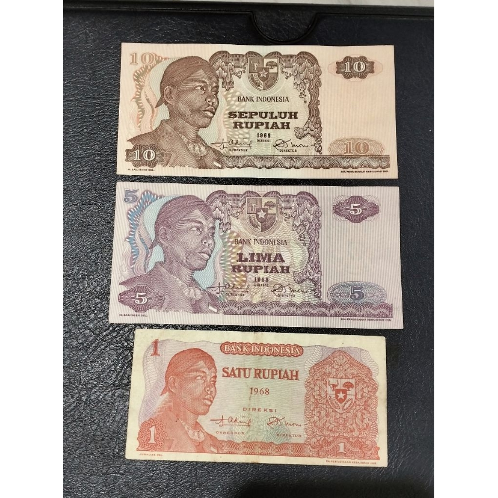Uang kuno mini set jendral Sudirman th 1968