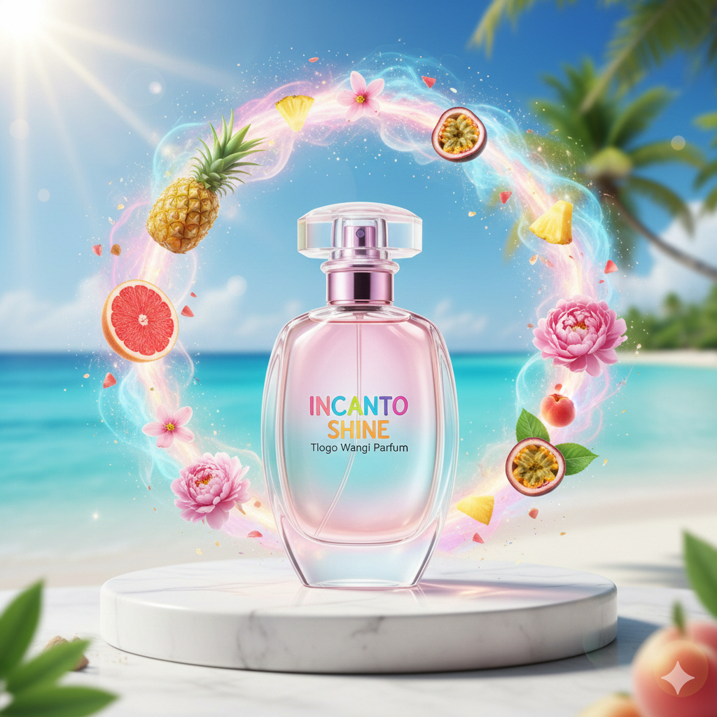 Parfum Refill INCANTO SHINE Inspired COWOK Premium - Tlogo Wangi Parfum Minyak Wangi Tahan Seharian 