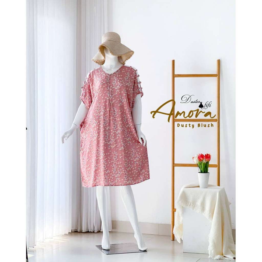 MINI HOMEDRESS AMORA DASTER FIFI BAJU TERBUKA WANITA DASTER TRENDY BUSUI FRIENDLY