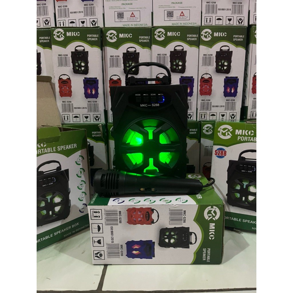 Speaker Aktif Bluetooth HF-S288 Speker Portable Free Mic HF-S288