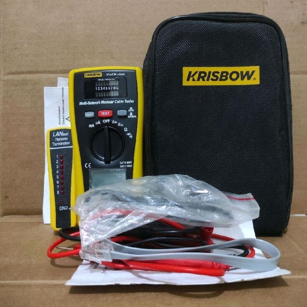 Krisbow Digital MultiTester KWO6 494 Alat ukur Digital