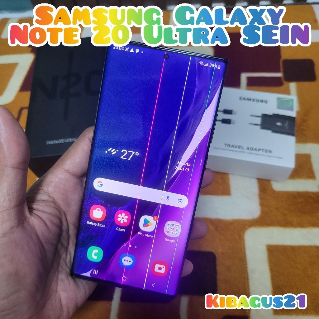 Samsung Note Ultra RAM 8/256GB Minus murah