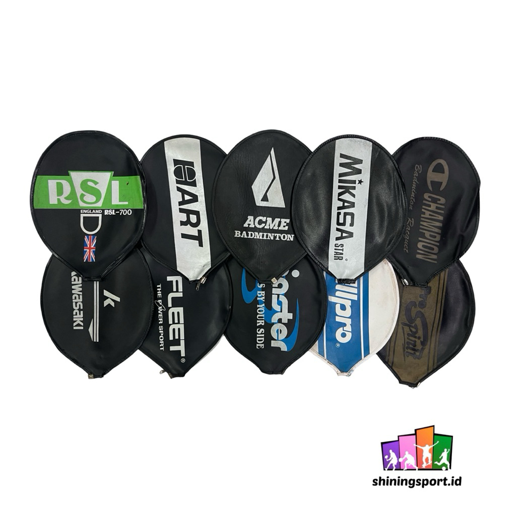 Tas Raket Badminton Head Cover RSL, Hart, Acme, Mikasa, Champion, Kawasaki, Fleet, Champion, All Pro