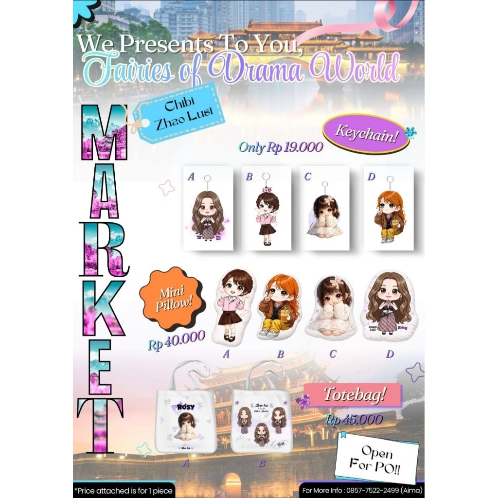 Merchandise Chibi Zhao Lusi - Tootebag