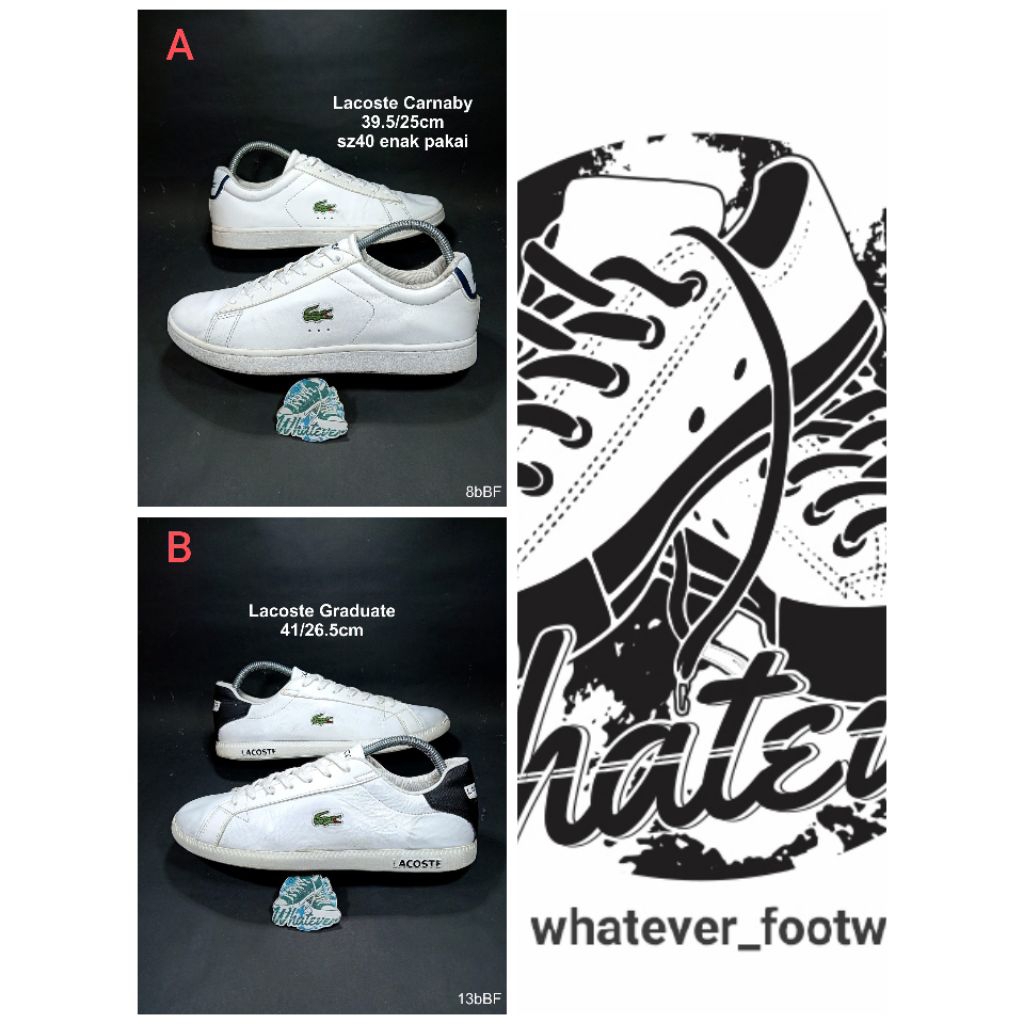 Sepatu Second Lacoste