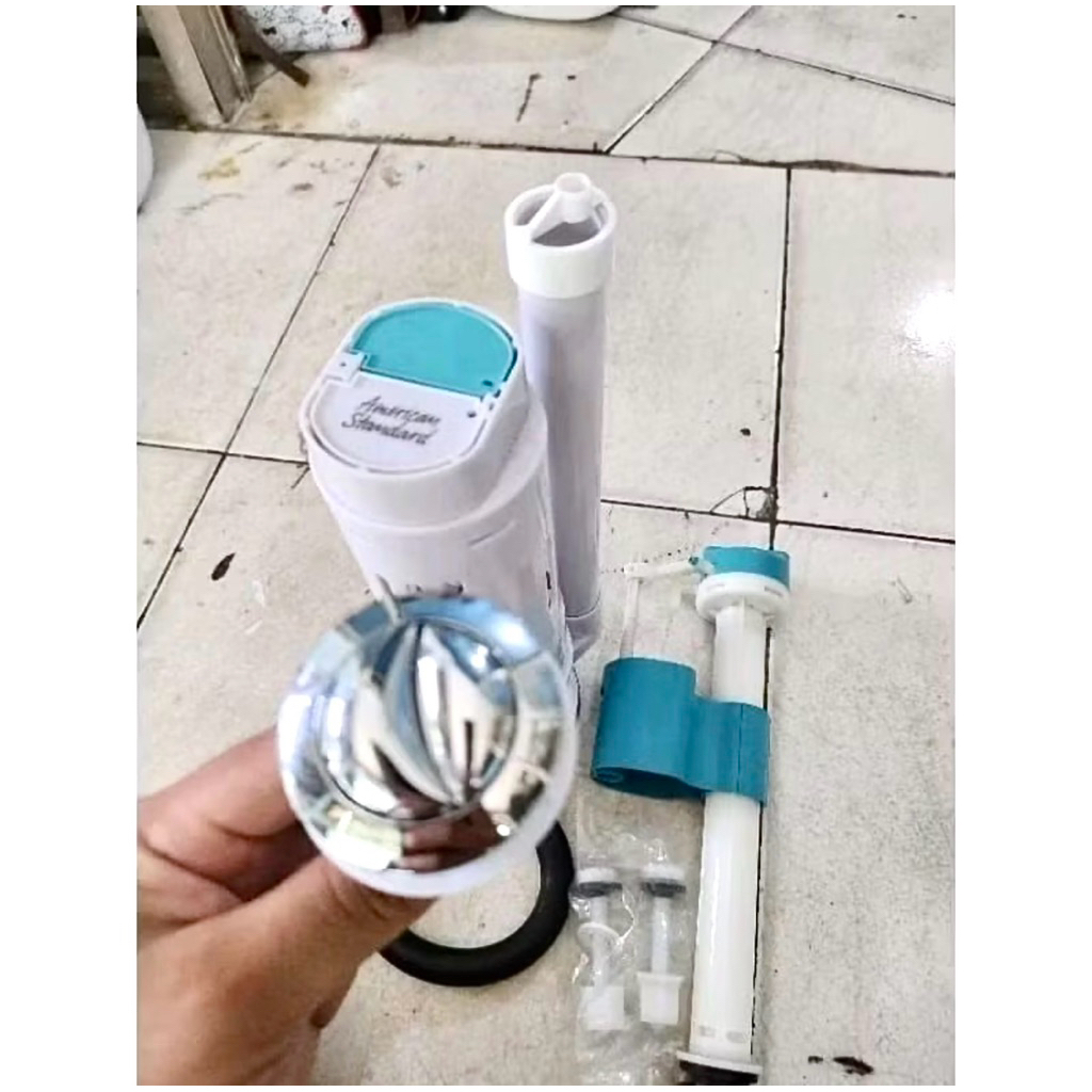 ALAT FLUSHING KLOSET DUDUK|PELAMPUNG AMERICA STANDAR|SATU SET KOMPLIT|ALAT PEMBILAS CLOSET DUDUK