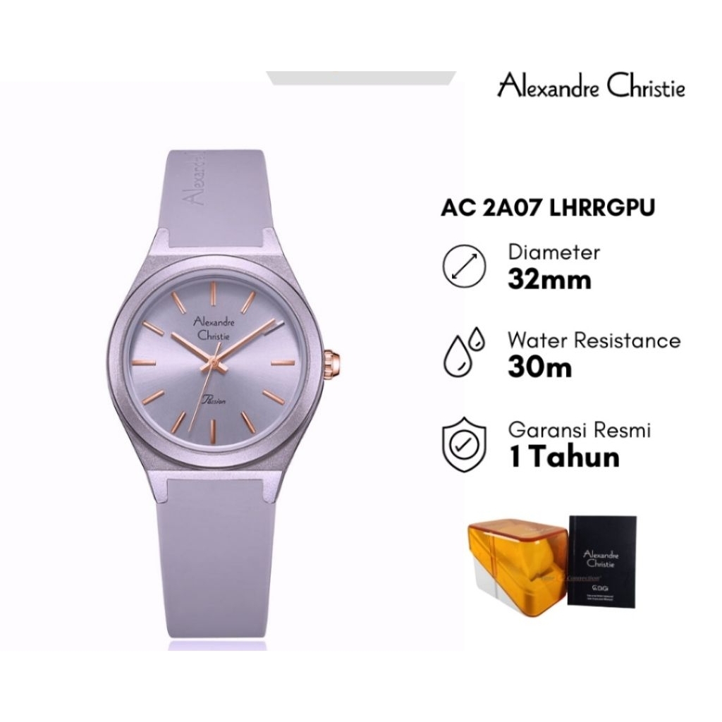 JAM TANGAN AC KARET RUBBER 0462