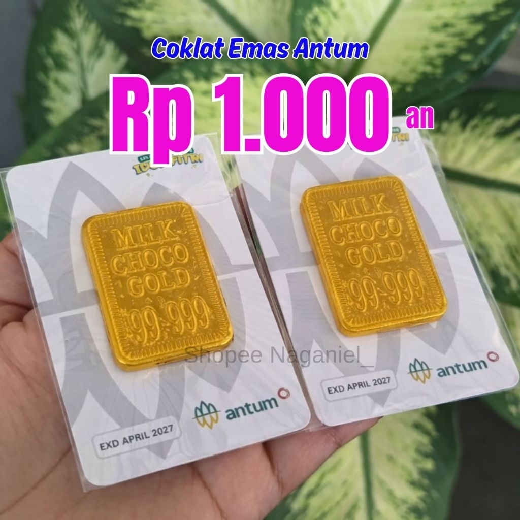 Promo 3.3 / Coklat Antum / coklat batangan / coklat emas antum / Coklat Antam
