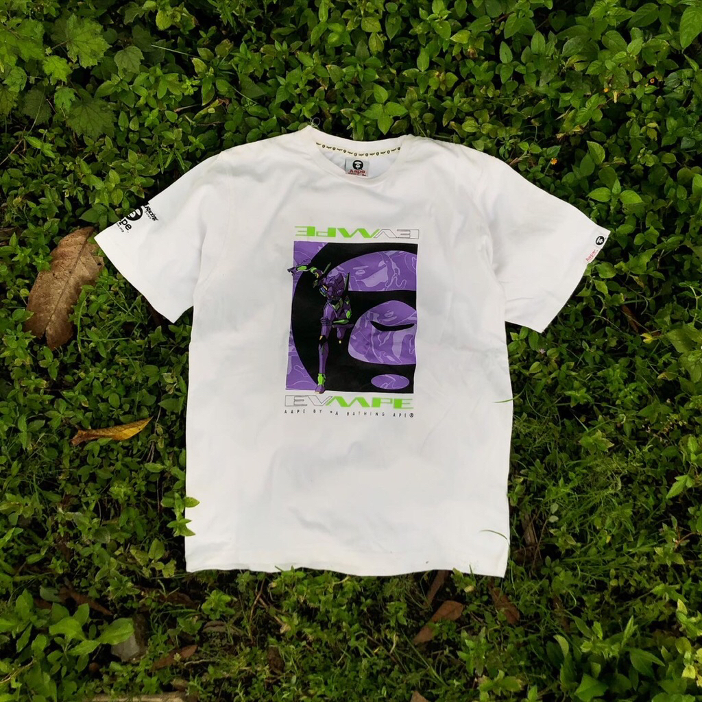 AAPE X EVA RACING TSHIRT