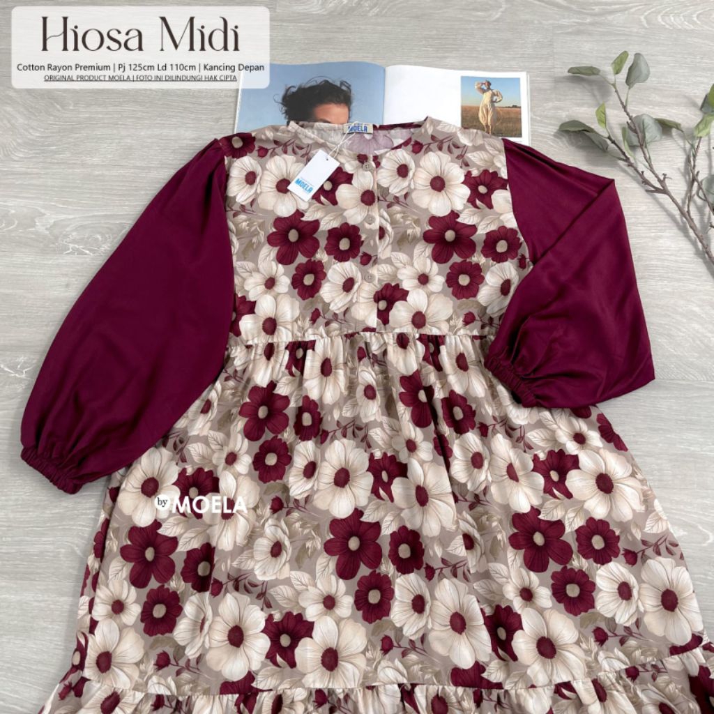 MIDI DRESS ori MOELA