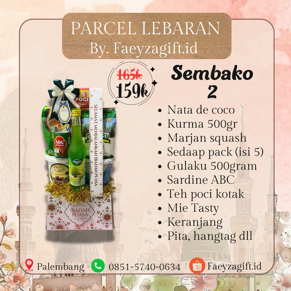 SEMBAKO 2 / PARCEL LEBARAN MURAH / PARCEL MURAH PALEMBANG