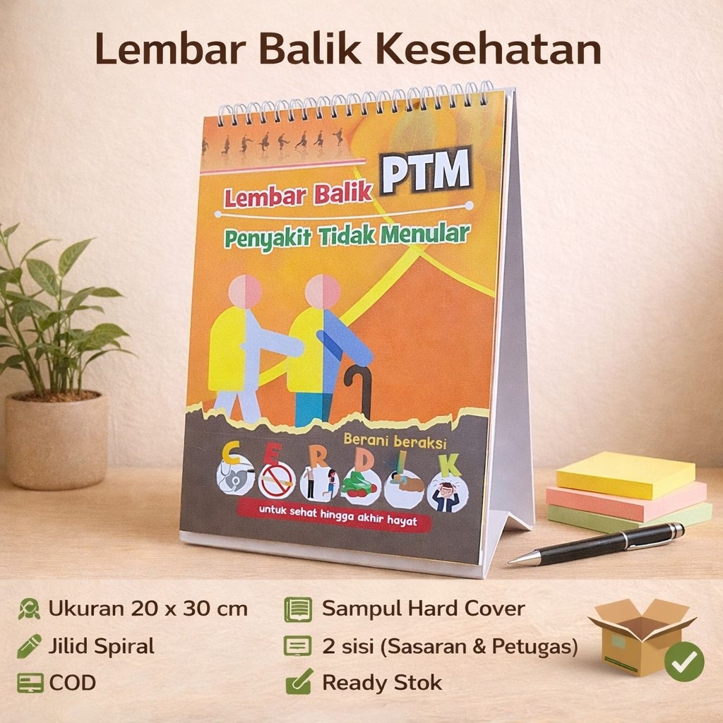 Lembar Balik PTM -Lembar Balik Penyakit Tidak Menular - CERDIK
