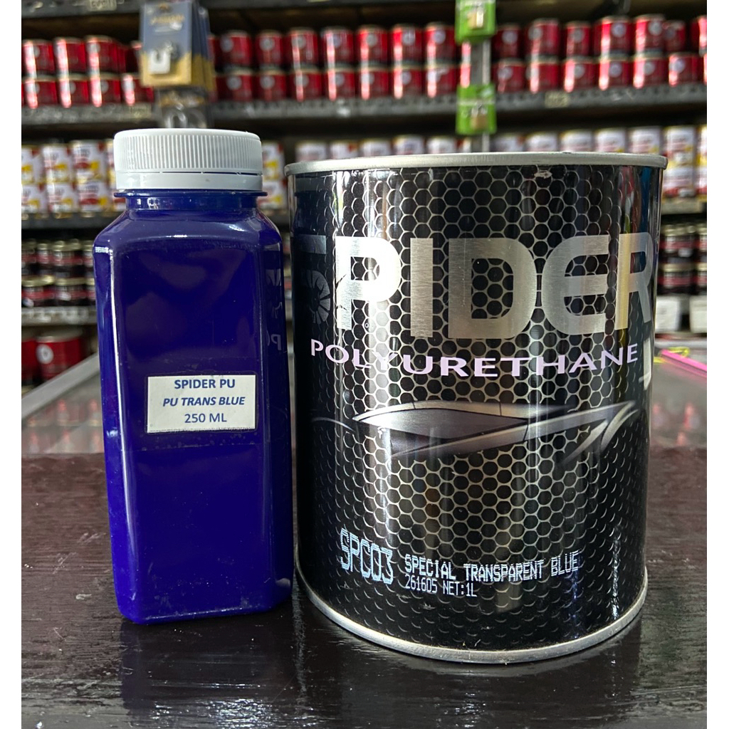 cat spider candytone Blue SPC 03 jenis PU