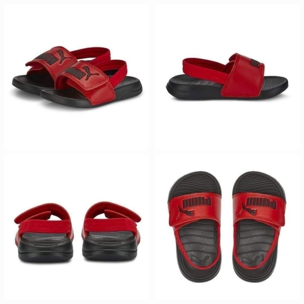 Sandal Puma Kids Popcat 20 Backstrap AC Inf - Red Kode Produk: PMA380555 13