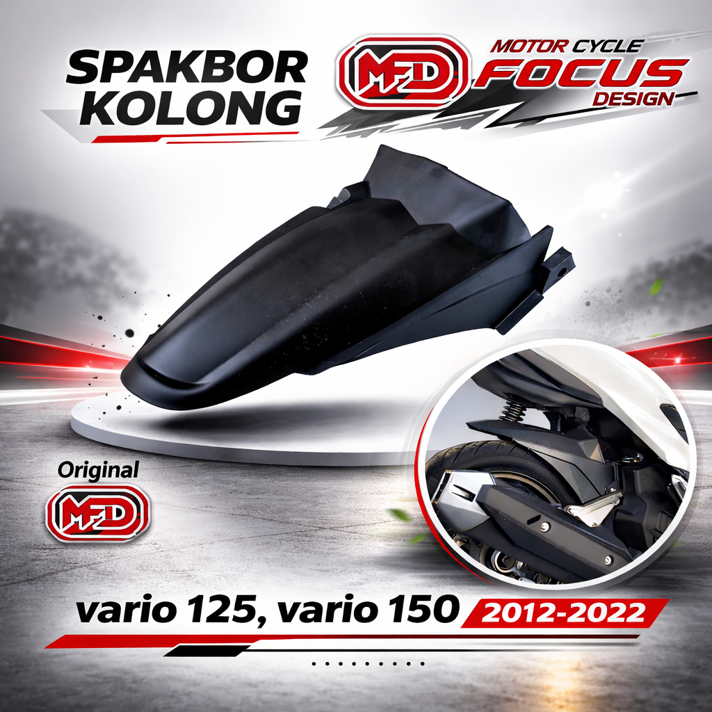 Spakbor kolong Vario 125 / 150 / Spatbor Vario 125 / 150 MFD /  Spakbor Belakang Vario 125 / 150