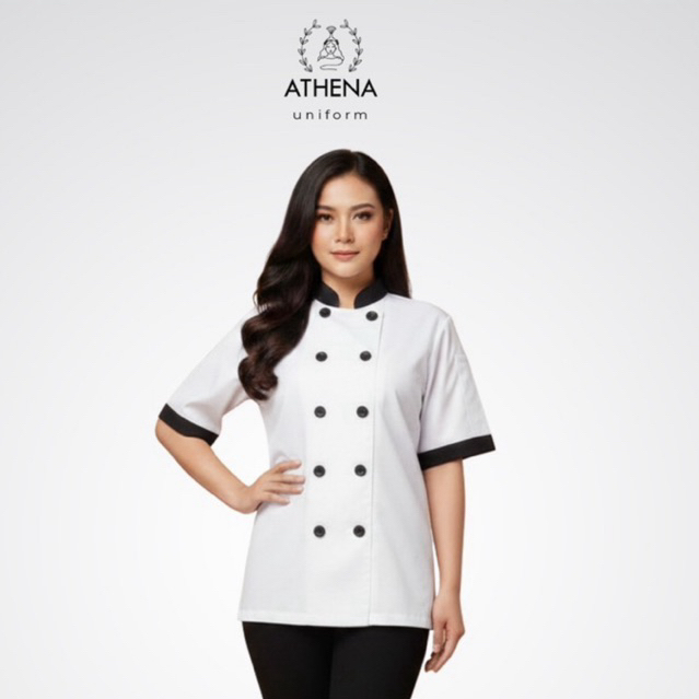Atasan Baju Chef  / Seragam Chef / Kemeja Koki / Kemeja Chef / Chef Uniform professional /Seragam da