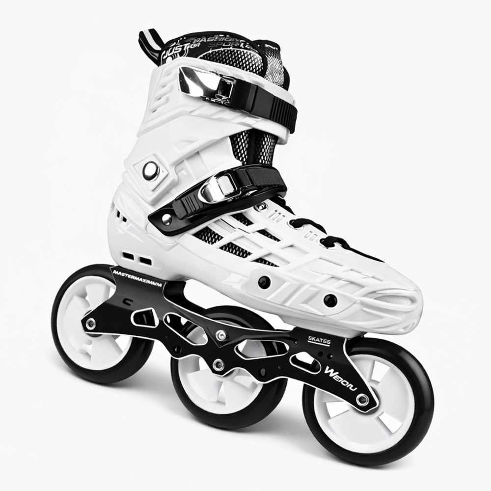 Sepatu roda Original WEIQIU Inline Skate Speed three wheels 3x100 frame hybrid remaja dewasa