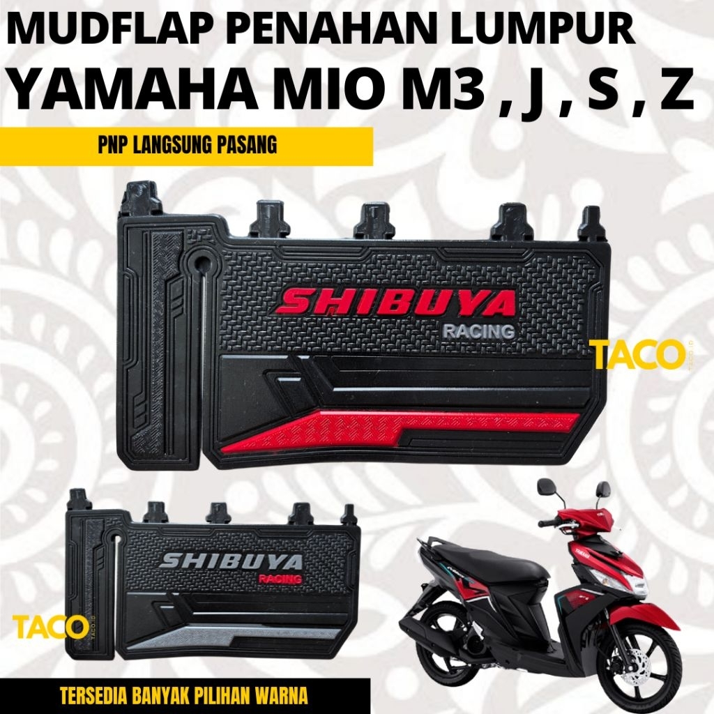 Mudflap Penahan Lumpur Mio M3 / Mio J / Mio S / Mio Z / Mud Flap Yamaha Mio M3 - Premium
