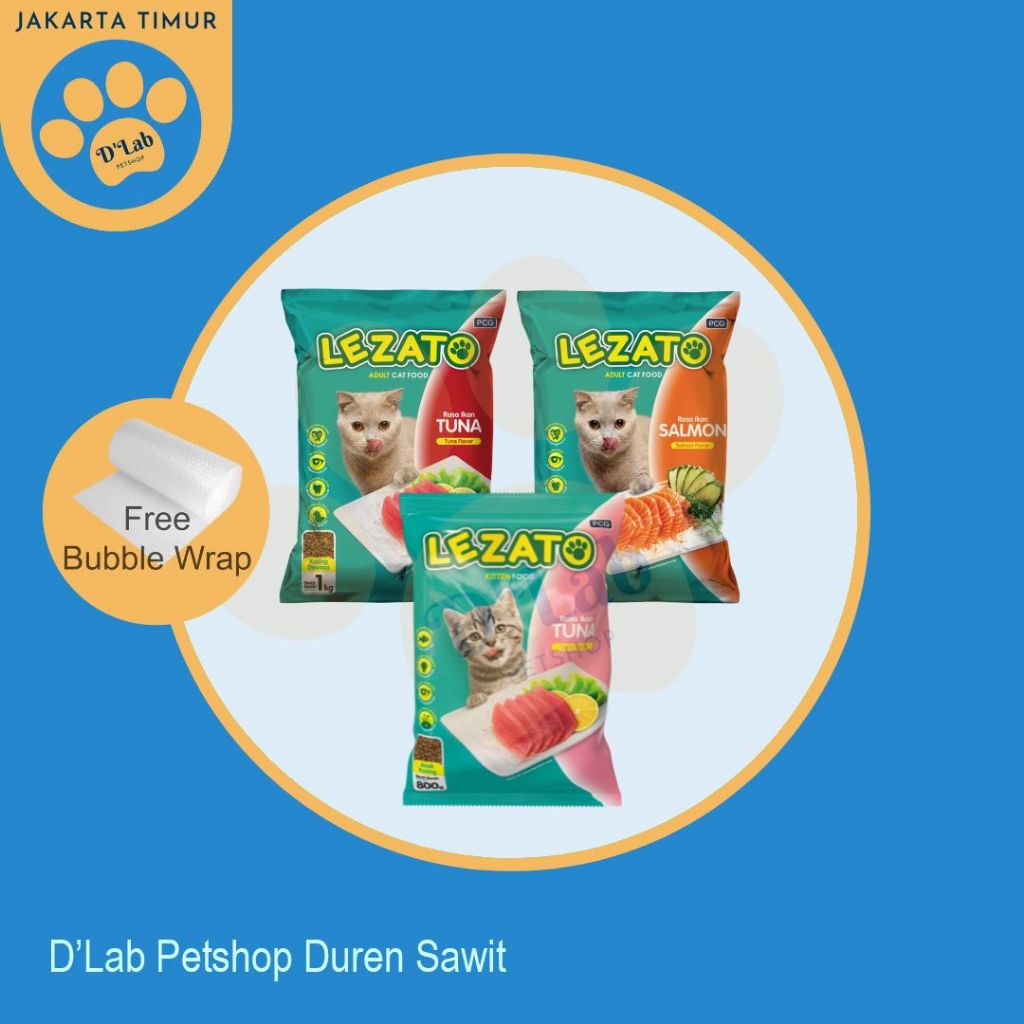 Lezato Cat Food freshpack makanan kucing