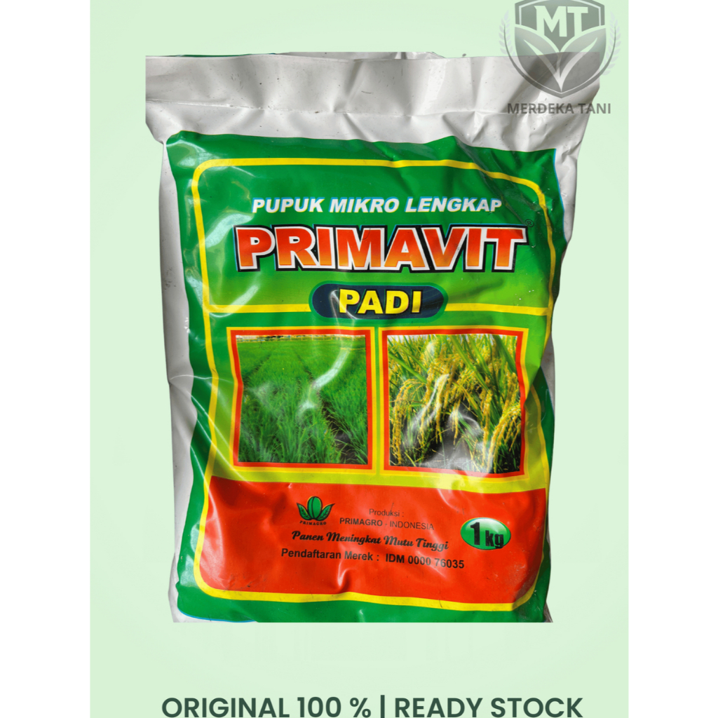 Pupuk Mikro PRIMAVIT PADI 1 KG, Membantu melengkapi kebutuhan unsur hara mikro