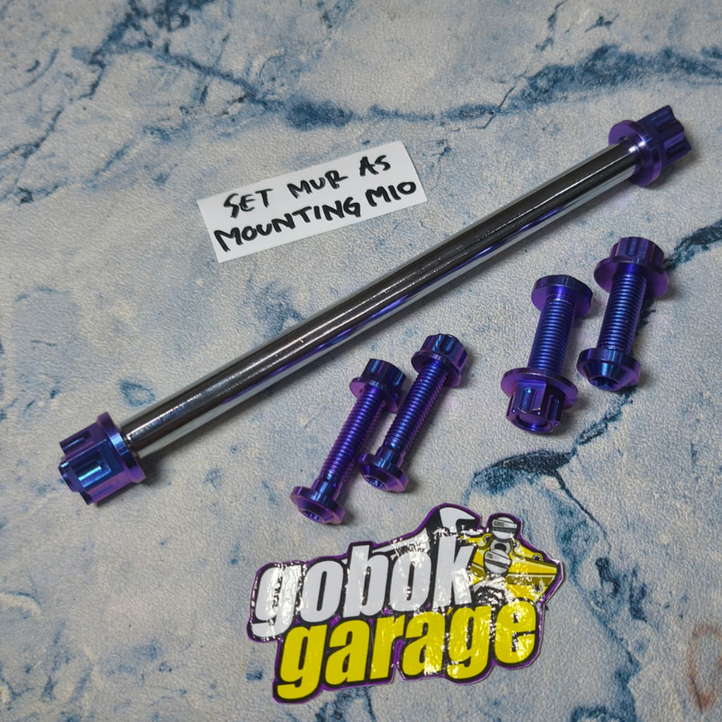 Baut Set As Mounting Mio Titanium / Baut Mounting Mio Titanium