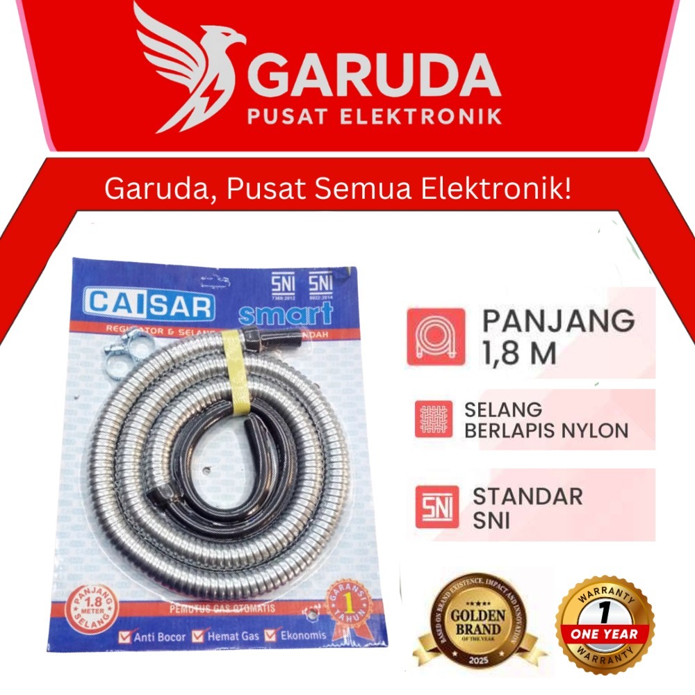 [READY COD] Selang Kompor Gas CAISAR - Selang Gas Anti Bocor