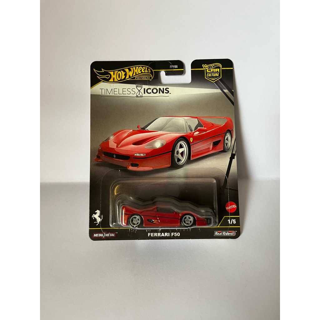 Hotwheels premium Ferrari f50 timeless icon