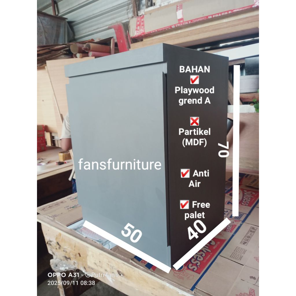 KABINET MEJA AQUARIUM FREE (MEJA AQUARIUM) (PALET)120X40X70