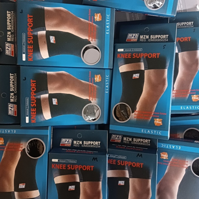 Deker Lutut MZN Pendek | Knee Pad MZN Original Pria Dan Wanita