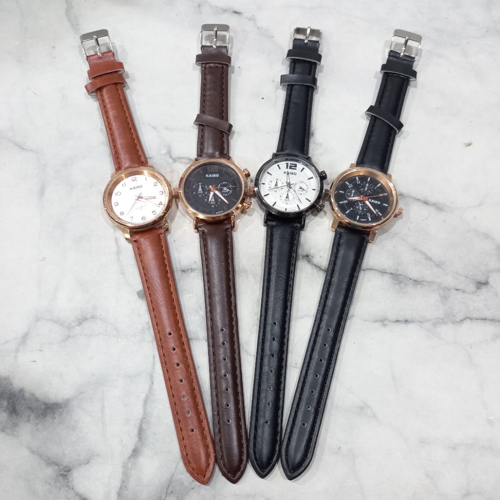 (Toko Ricoh) Jam Tangan Kaibo Kulit