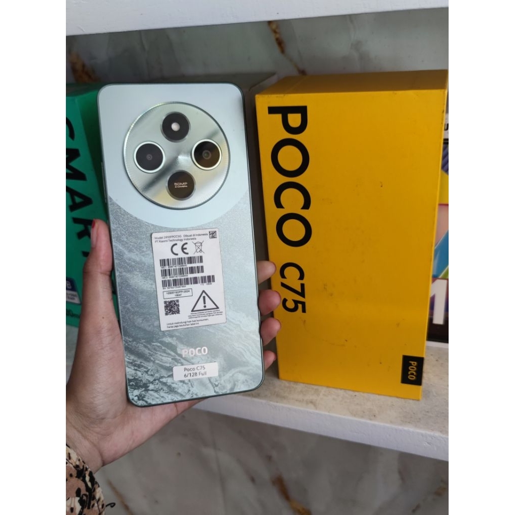 POCO C75 RAM 6/128 GB ORIGINAL SEGEL