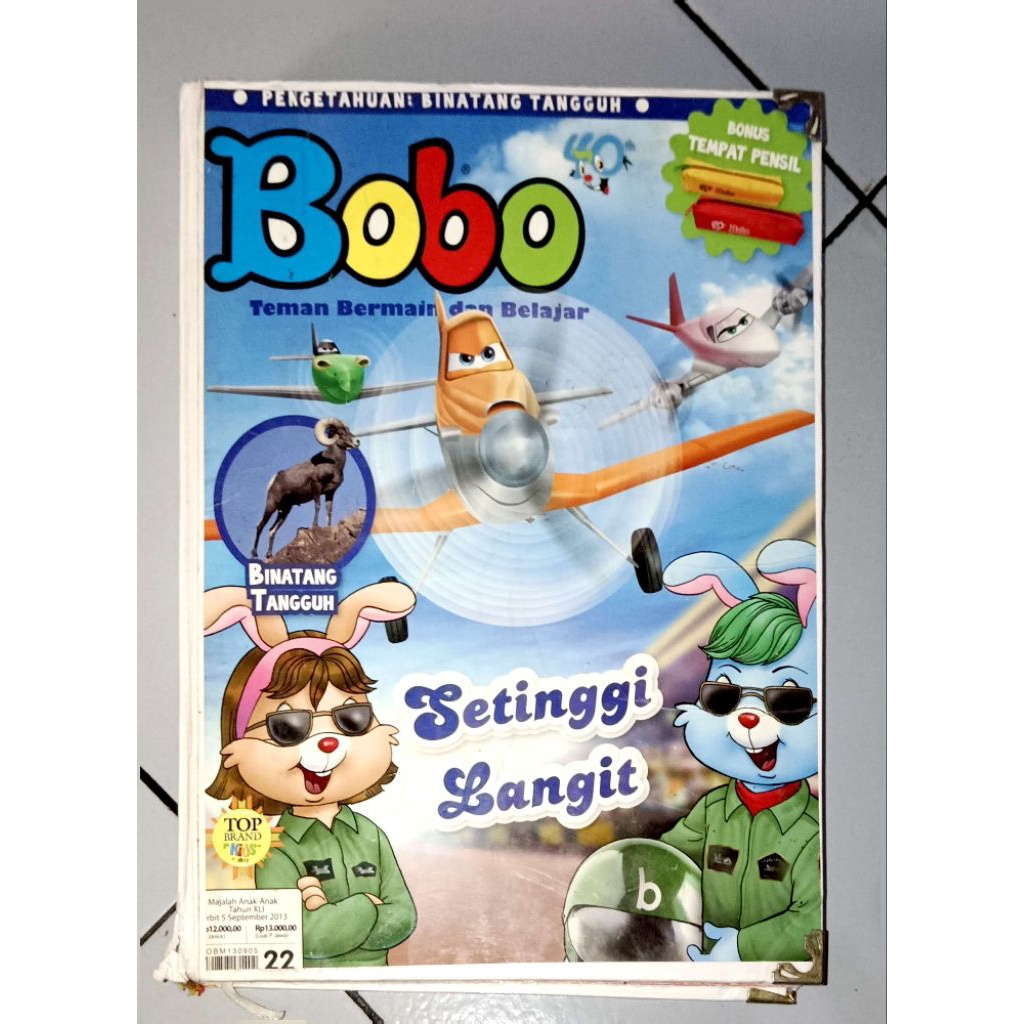 MAJALAH BOBO BENDEL TAHUN 2013 NO 22