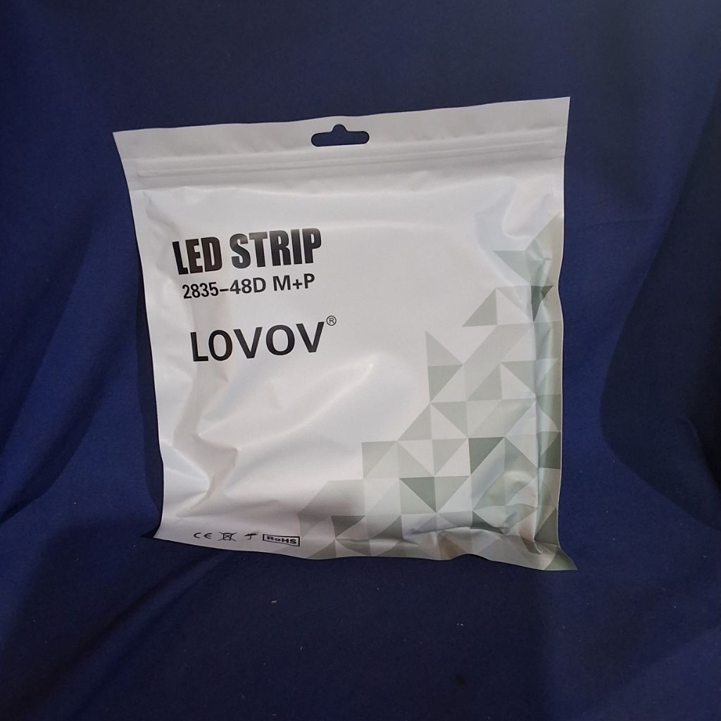Strip Roll 3528 IP44 Merah Putih 10 Meter (tj) Lovov lampu LED strip panjang fleksibel roll cahaya m