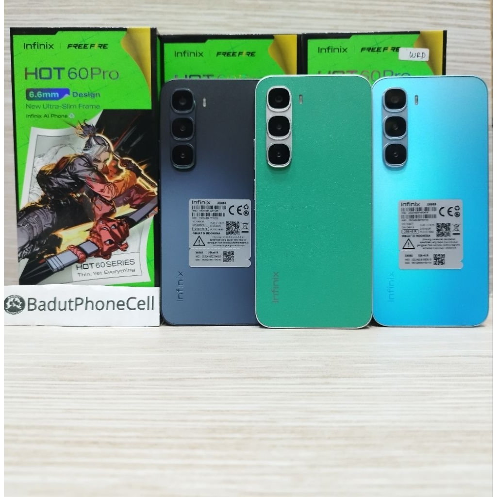 Infinix Hot 60 Pro 8/256GB 8/128GB Handphone Second Bekas Fullset