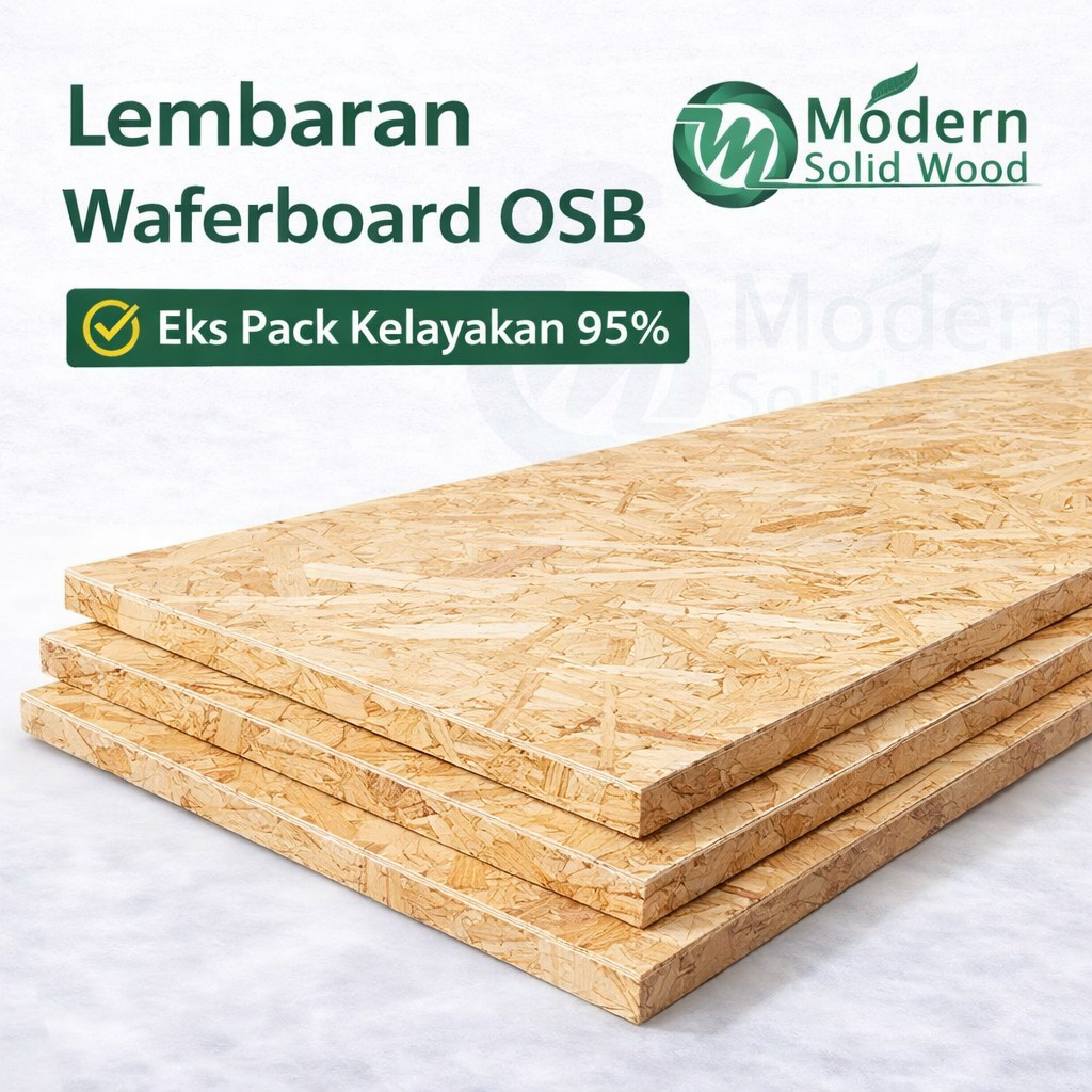 Papan lembaran waferboard OSB Eks pack kelayakan 95%