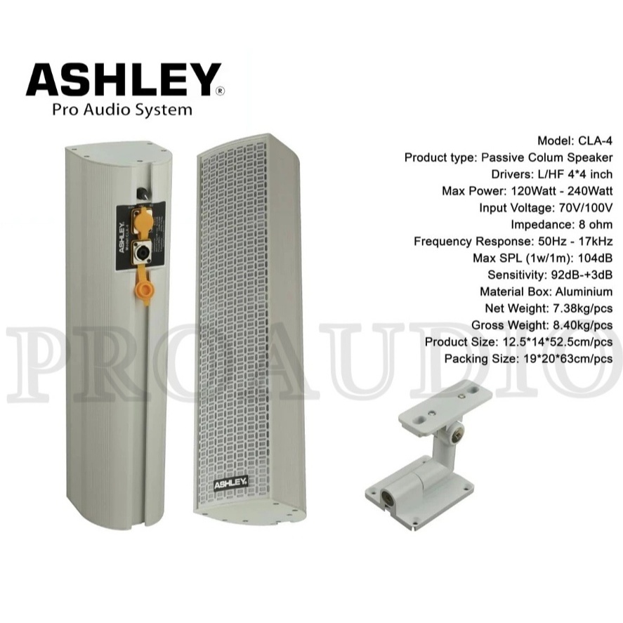 Speaker Colum Ashley CLA 4 / CLA4 Original Pasif Column 4X4 Inch CLA-4 - 1 PCS