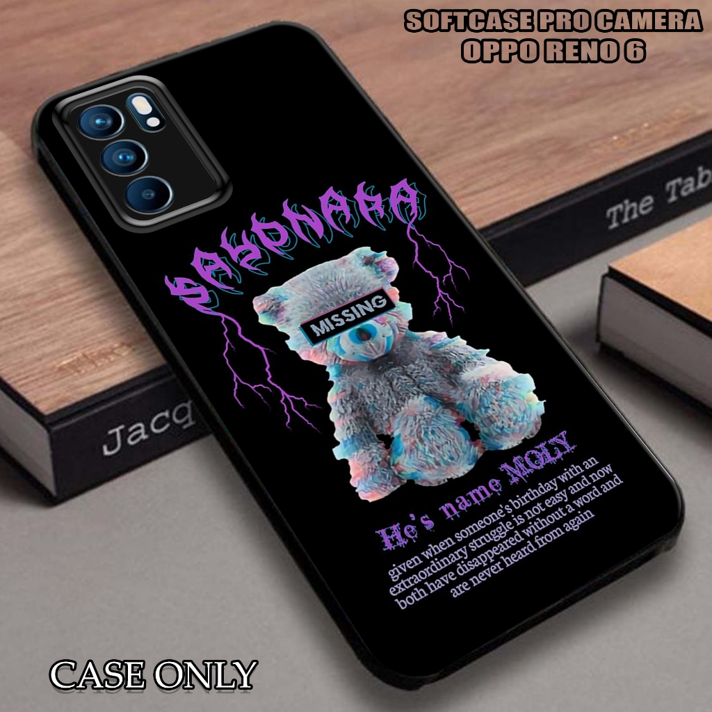 case oppo reno 6 - casing oppo reno 6 [ bnka ] silikon oppo reno 6 - kesing hp - casing hp  - case h