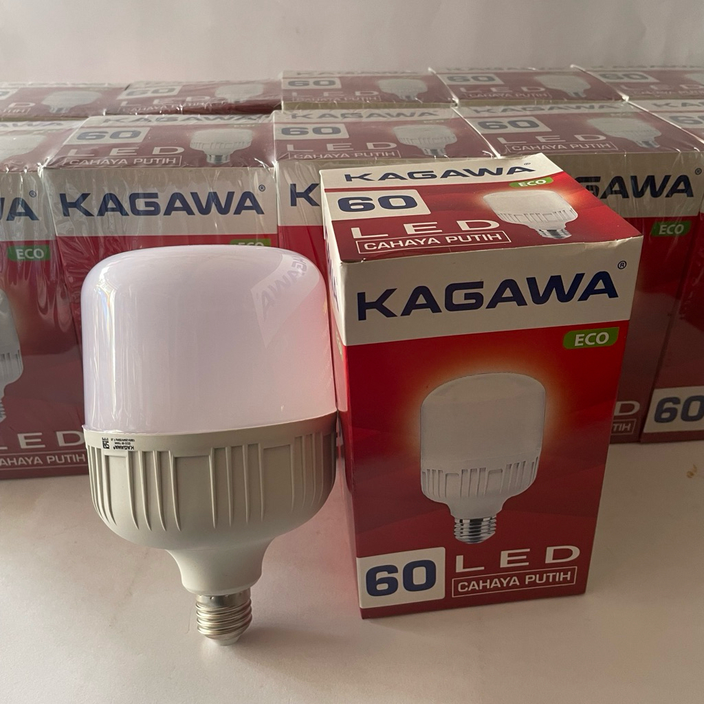 Lampu LED KAGAWA ECO Capsule 60 watt cahaya putih Bohlam LED 60w