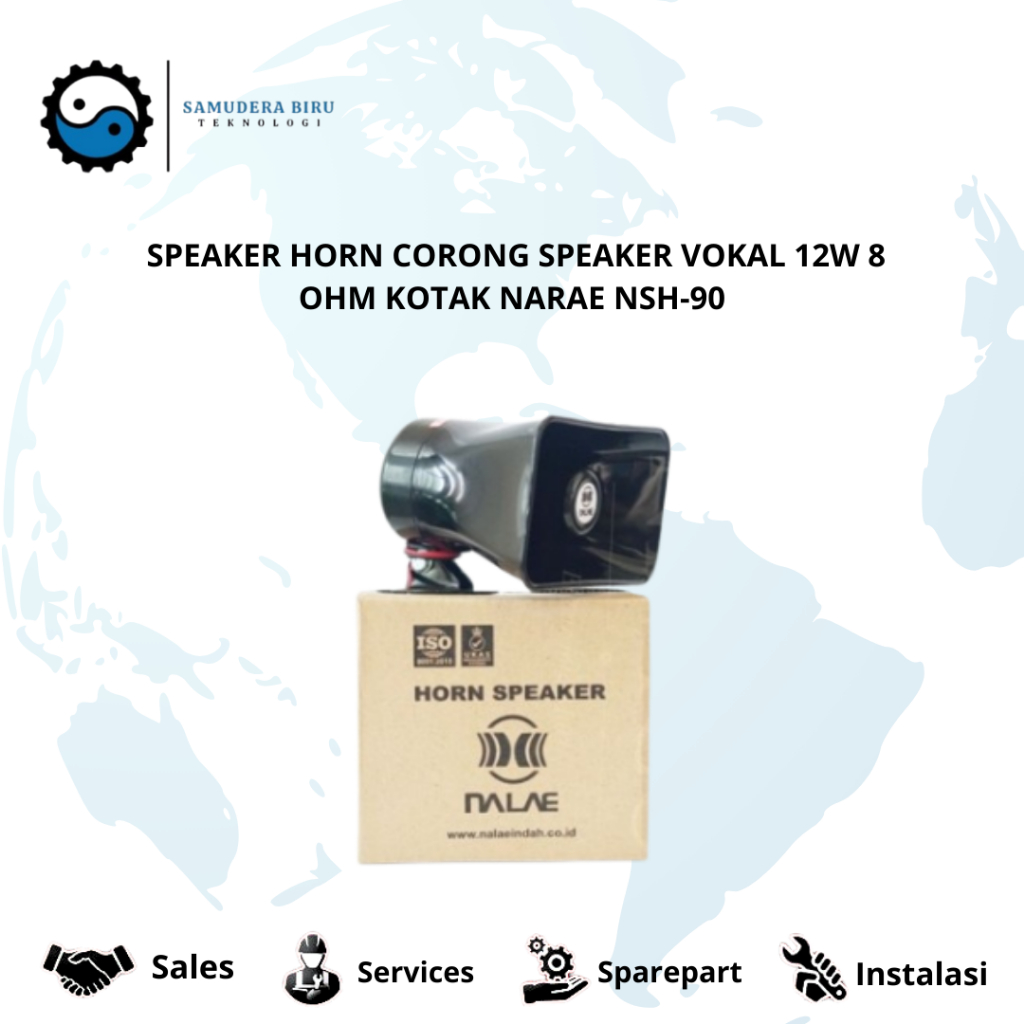 SPEAKER HORN CORONG SPEAKER VOKAL 12W 8 OHM KOTAK NARAE NSH-90