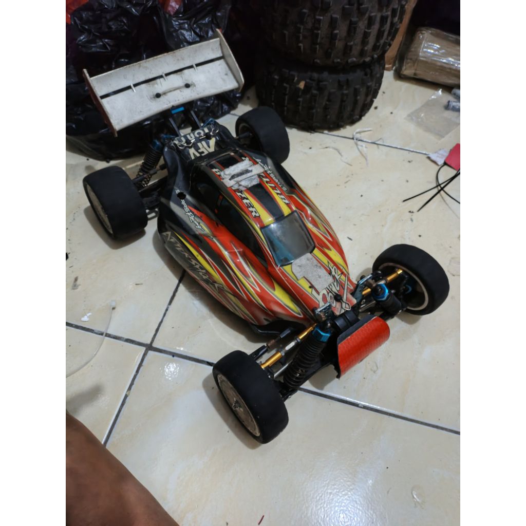 kit rc buggy hsp xstr 1/10 kit only tanpa part elektrik