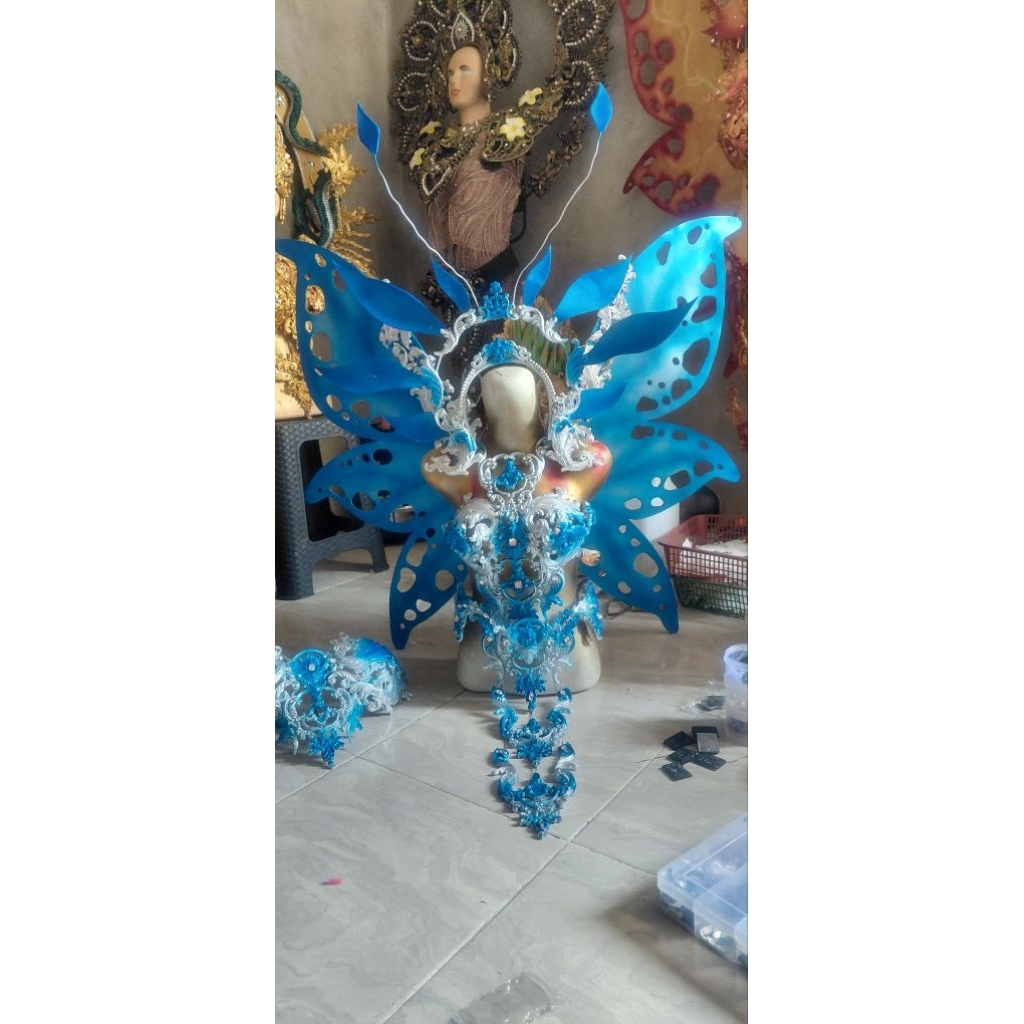 maskot kupu kupu anak/maskot karnaval