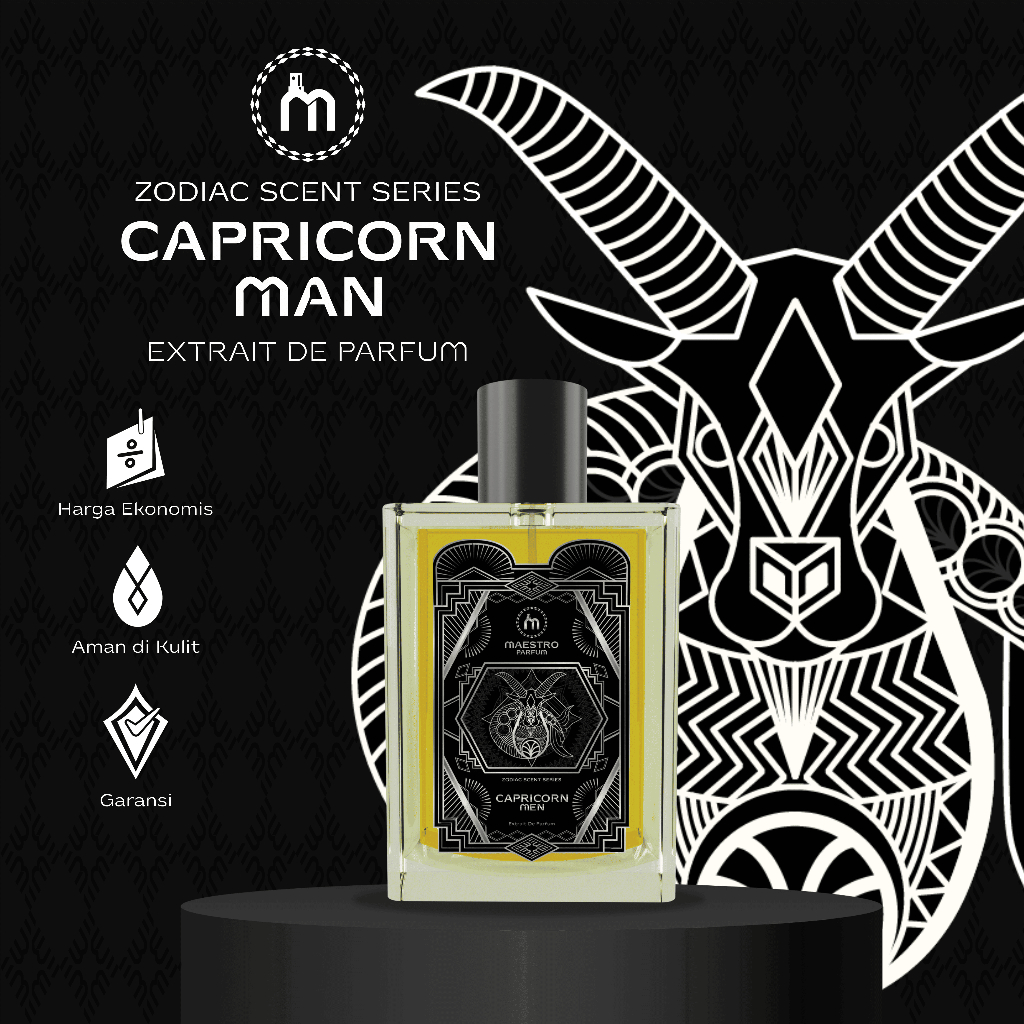 Zodiac Scent Series - Capricorn Man Extrait De Perfume by Maestro Parfum
