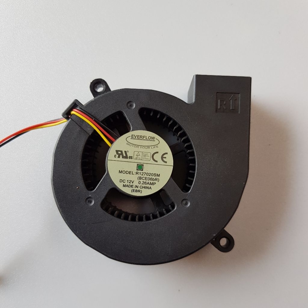 Kipas Fan EVERFLOW DC12V_0.26A 7x7 3pin