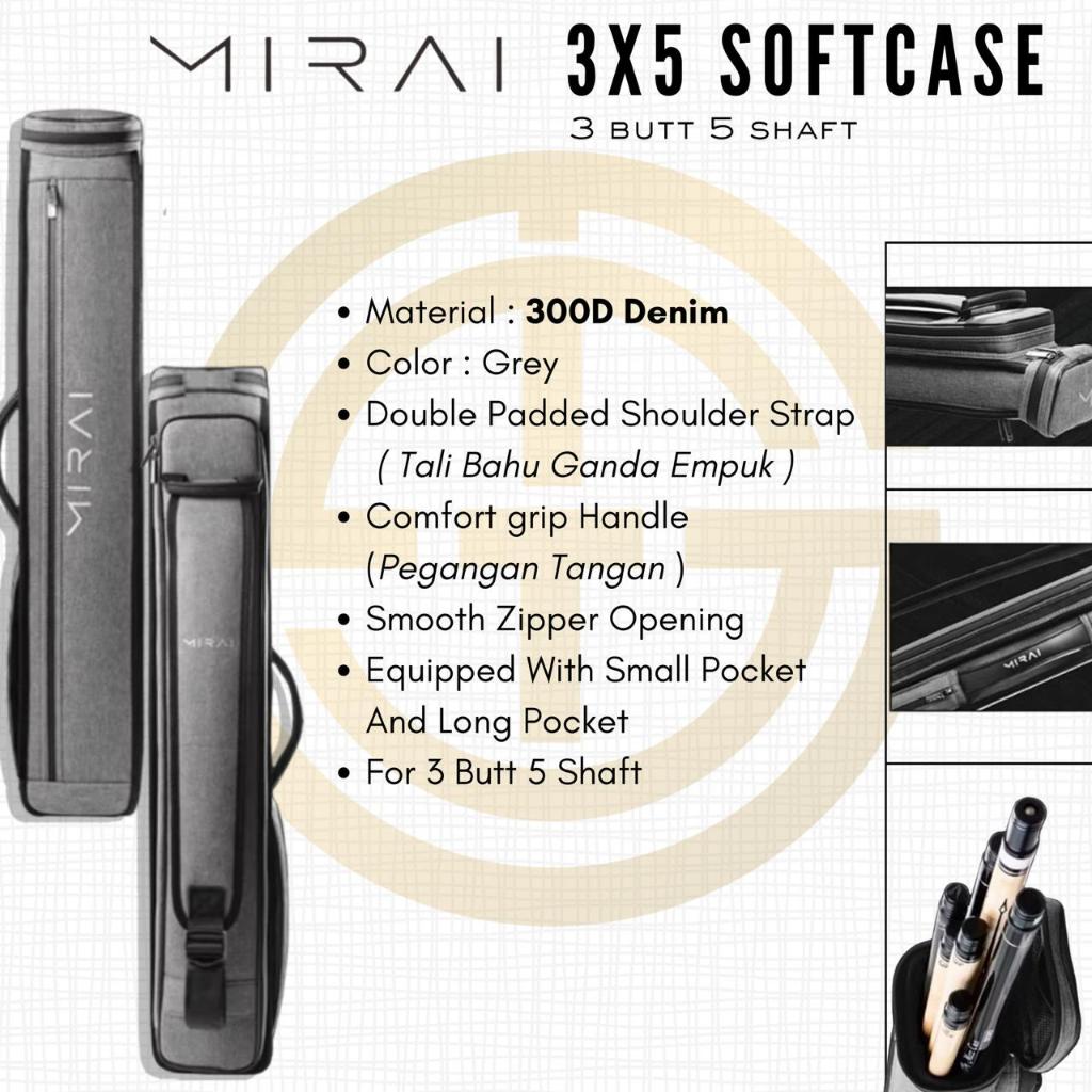 Mirai Softcase 3x5 / Premium Case - Grey