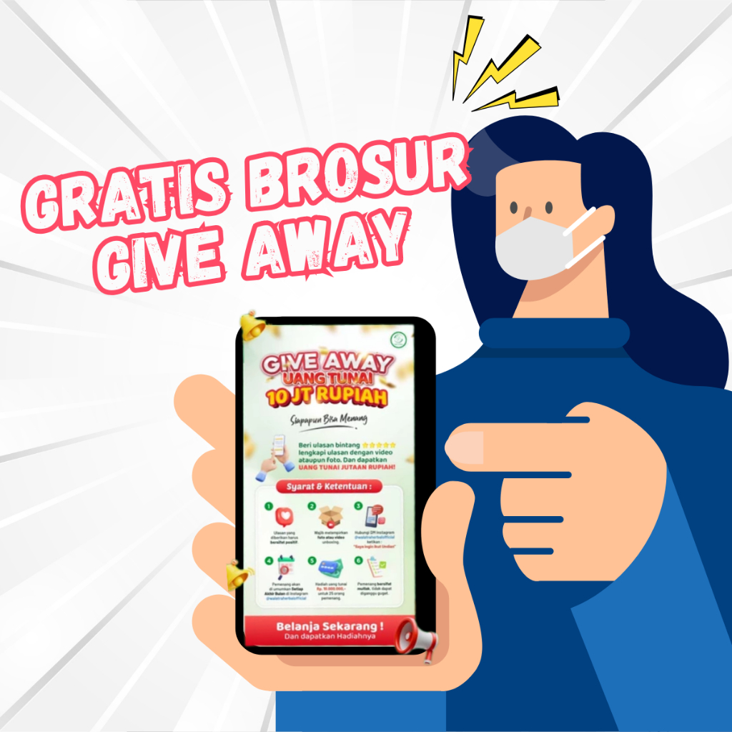 Gratis Brosur Give Away Setiap Pembelian Produk - Propolis SM