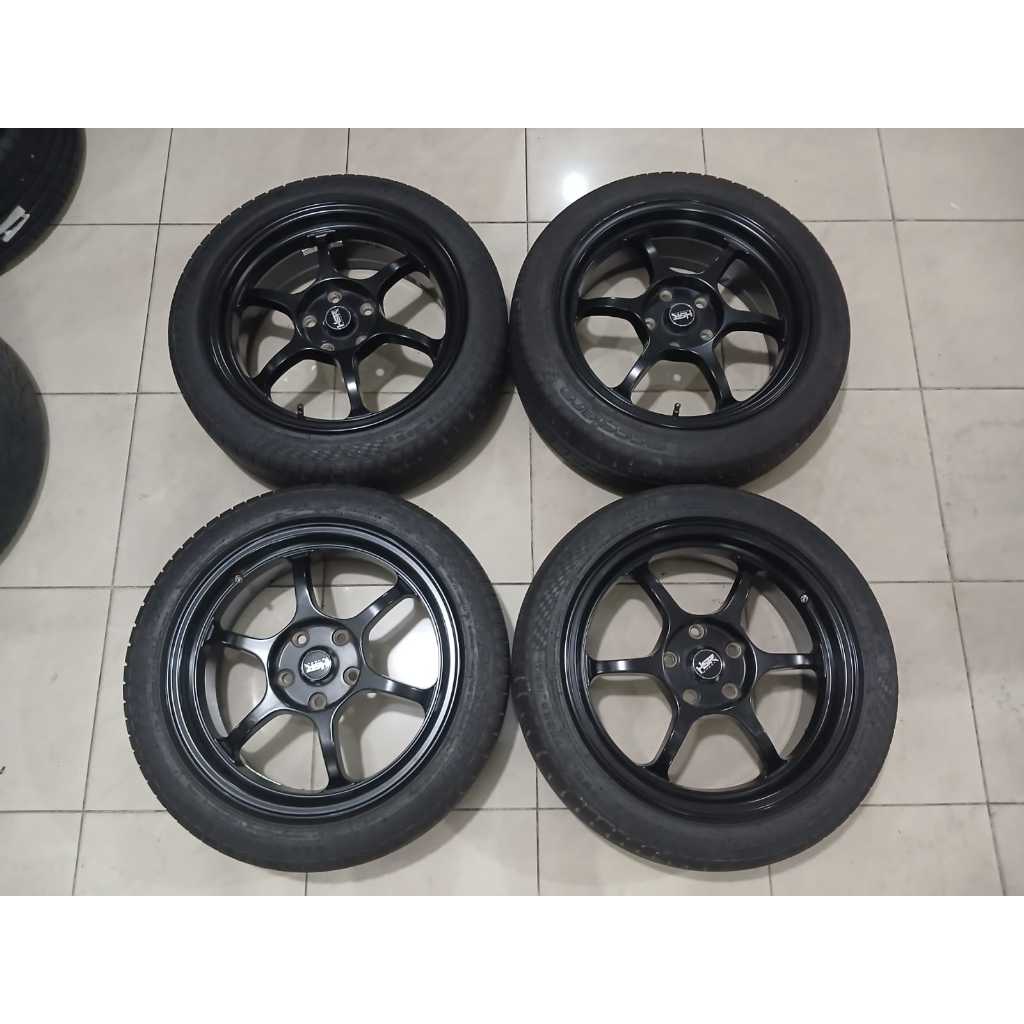Velg racing ssr type c r17 h5x114 x7 et35 +ban 205 50 r17