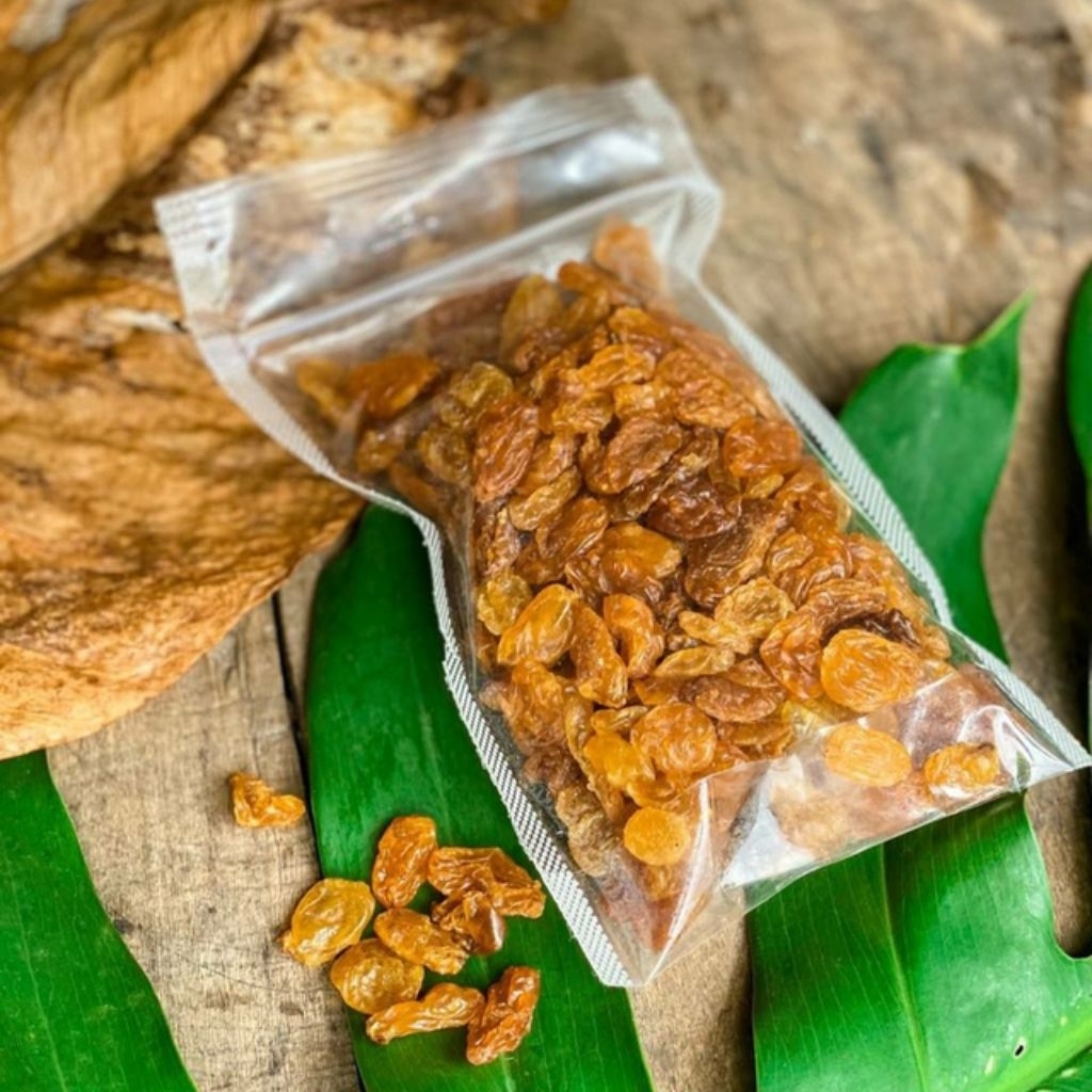 Kismis Raisin Arab Kismis Mutiara Warna Kuning Manis 250 Manis