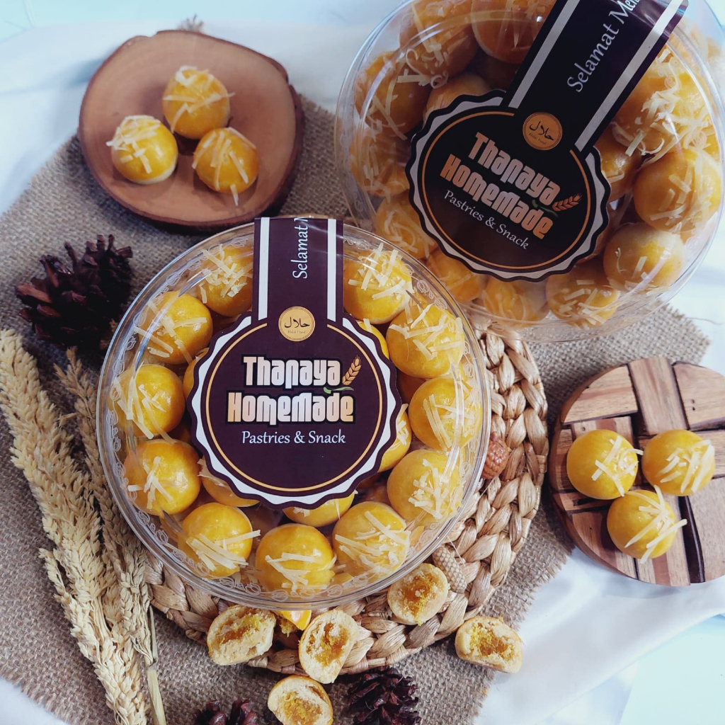 Kue Kering Nastar Nanas Toping Keju Premium kemasan 500 gram