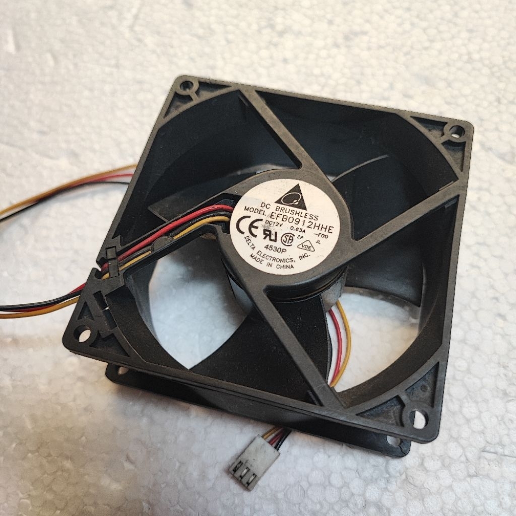 Kipas blower 3-baling2 DELTA  9cm 12V 0,63A angin kencang