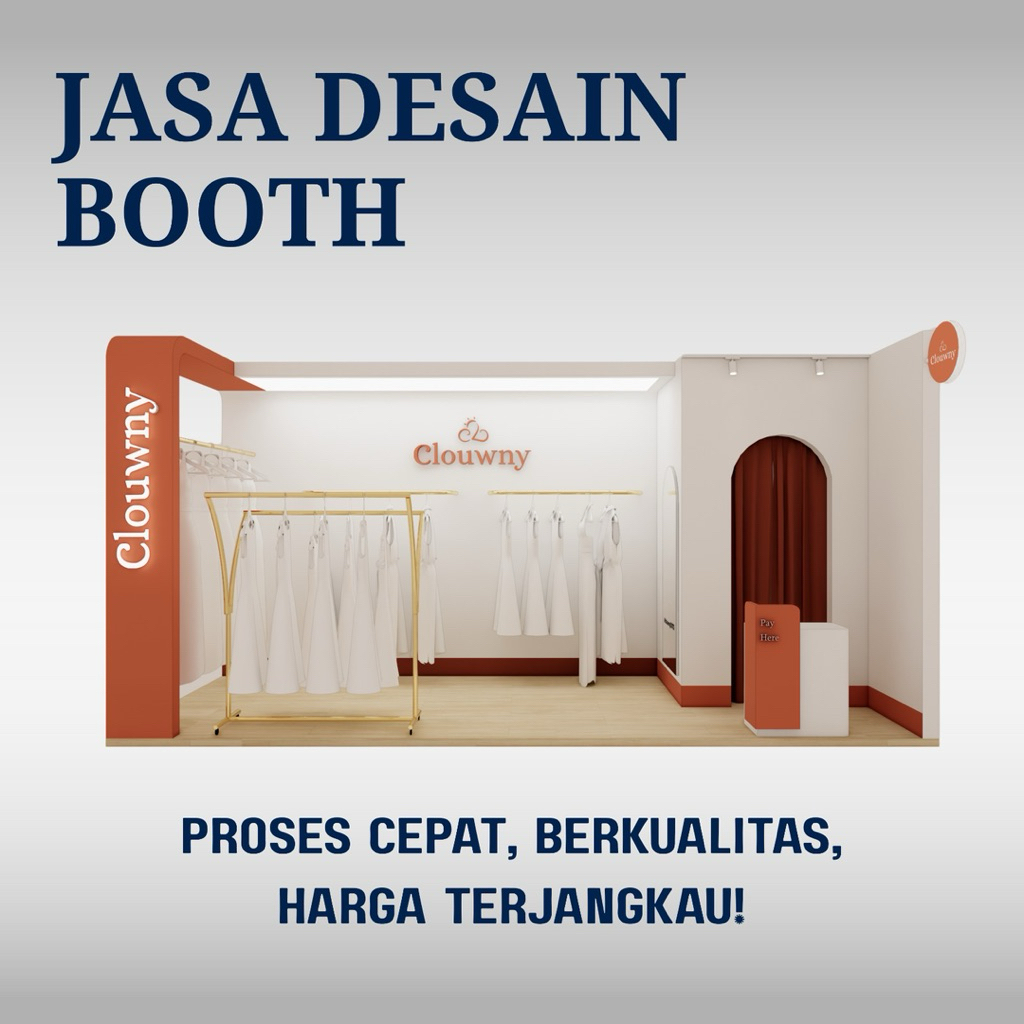 Jasa Desain Booth Mall Makanan, minuman dll